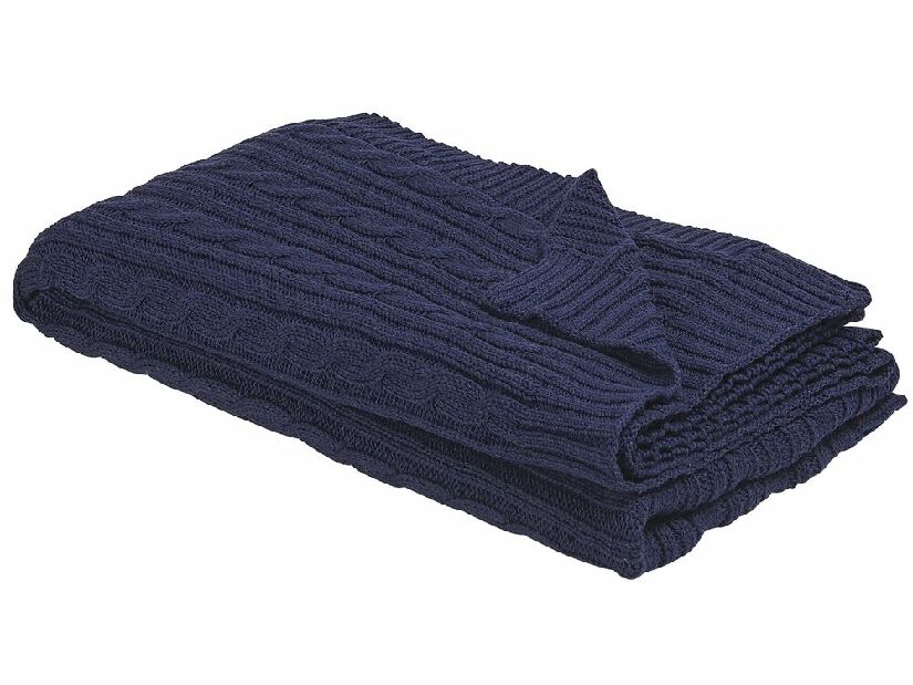 Pătură 180x110 cm ANAMIS (textil) (albastru)