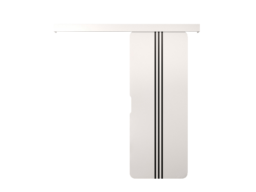 Uși culisante Oneil V (alb mat + alb mat)