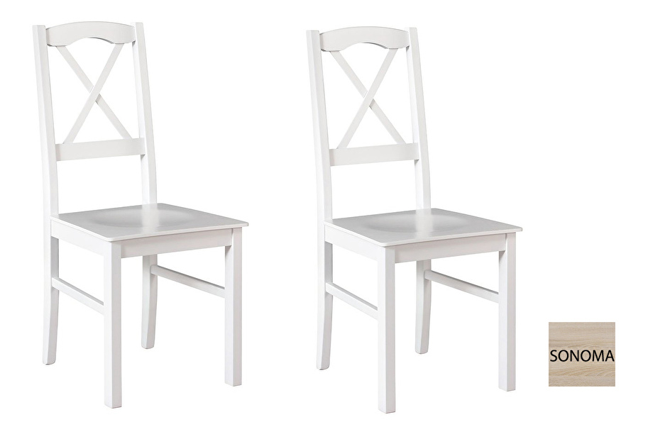 Set 2 buc scaune de sufragerie Zefir XI D (stejar sonoma) *vânzare