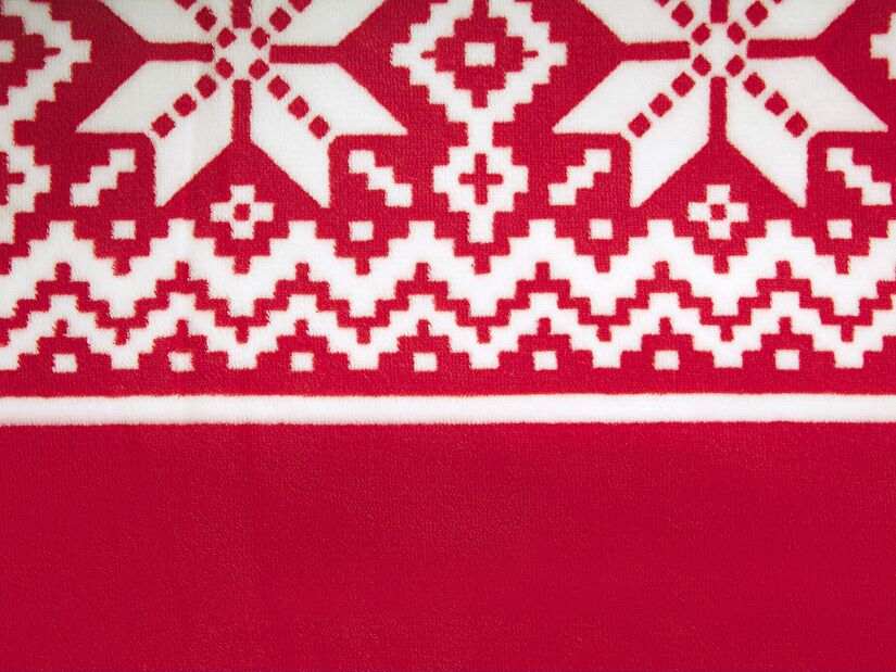 Pătură 200x200 cm VATENA (roșu)