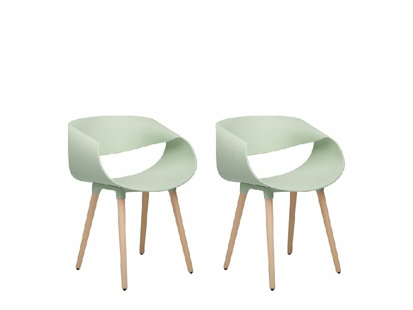 Set 2 buc. scaune pentru sufragerie Charm (verde deschis) *vânzare stoc