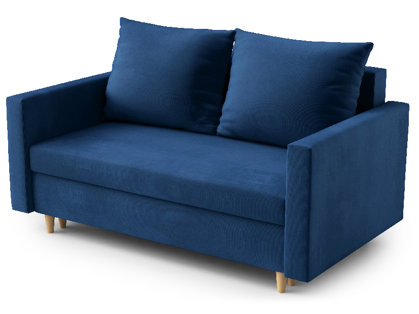 Canapea două locuri Louis (albastru închis)