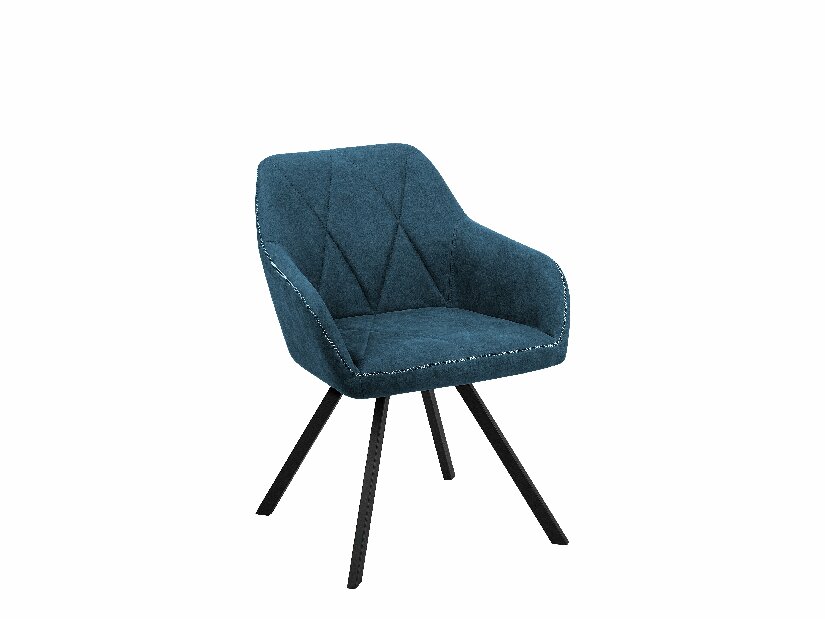 Set 2 buc. scaune pentru sufragerie Manly (albastru)