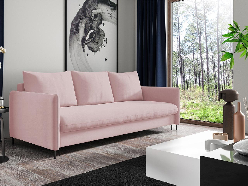 Canapea extensibilă Ianna (roz)
