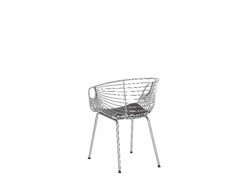 Set (2 buc.) scaune de sufragerie HABIR (argintiu) *resigilate