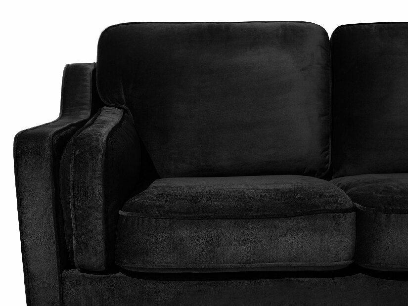 Canapea 3 locuri Lulea (negru) 