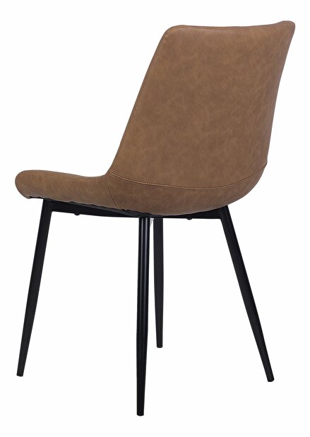 Set 2 buc. scaune pentru sufragerie Morose (maro auriu)