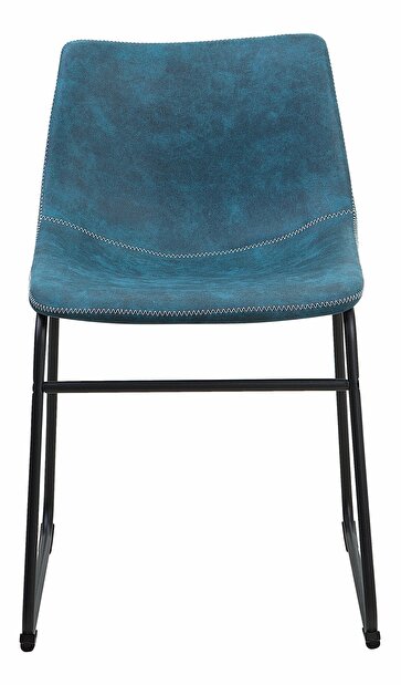 Set 2 buc. scaune pentru sufragerie Basta (albastru)