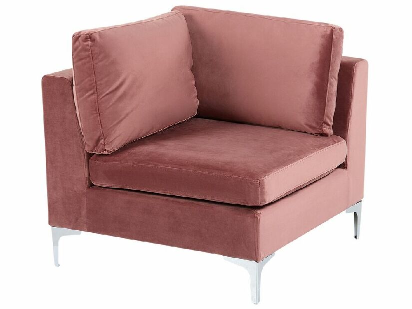Canapea trei locuri cu taburete Eldridge (roz)
