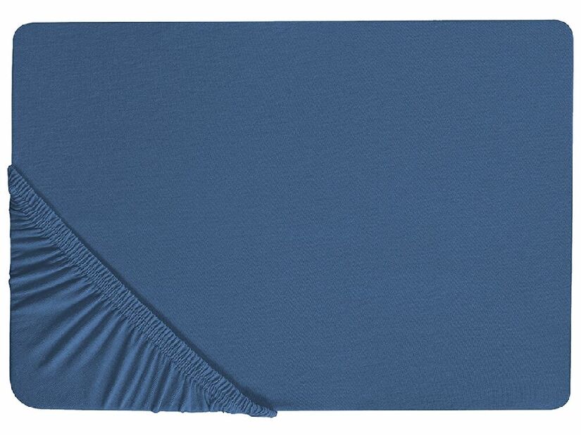 Cearceaf de pat 180 x 200 cm Januba (albastru)