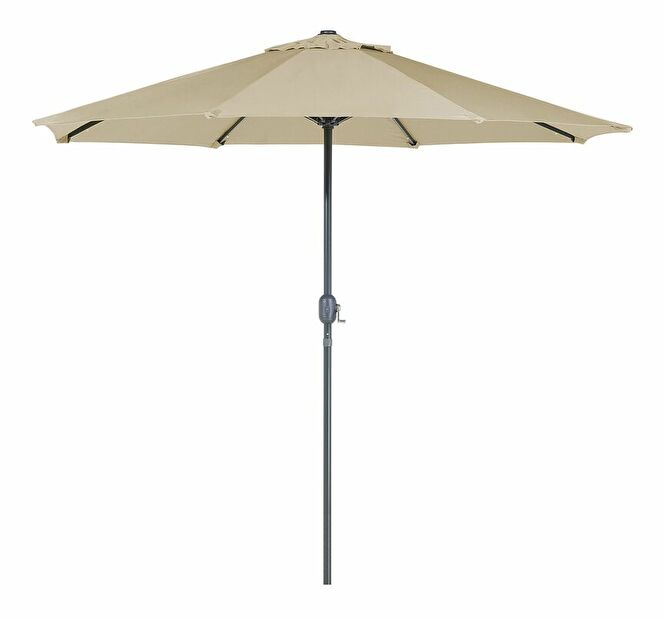 Umbrelă de grădină 266 cm RANTOUL (poliester) (gri închis)