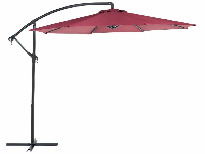 Umbrelă de grădină 300 cm RAVONA (metal) (roșu închis)