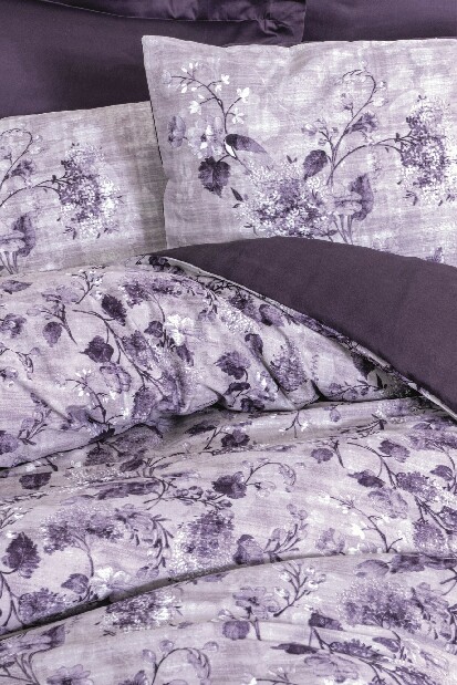 Set cearșafuri din satin 200 x 220 cm Widow (Violet)