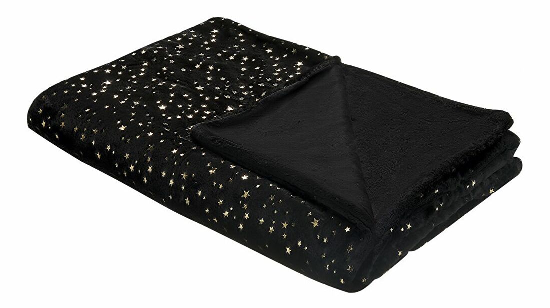 Pătură 150 x 200 cm Alaza (negru)