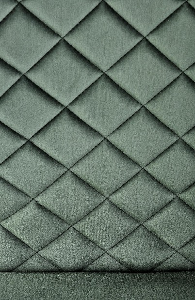 Scaun de sufragerie Kerga (verde închis + negru)