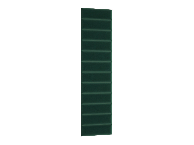 Set 12 panouri tapițate Quadra 50x240 cm (Verde)