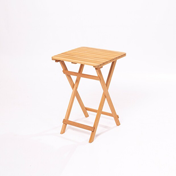 Set masă scaune de grădină (3 buc) Magnus (natural + crem)