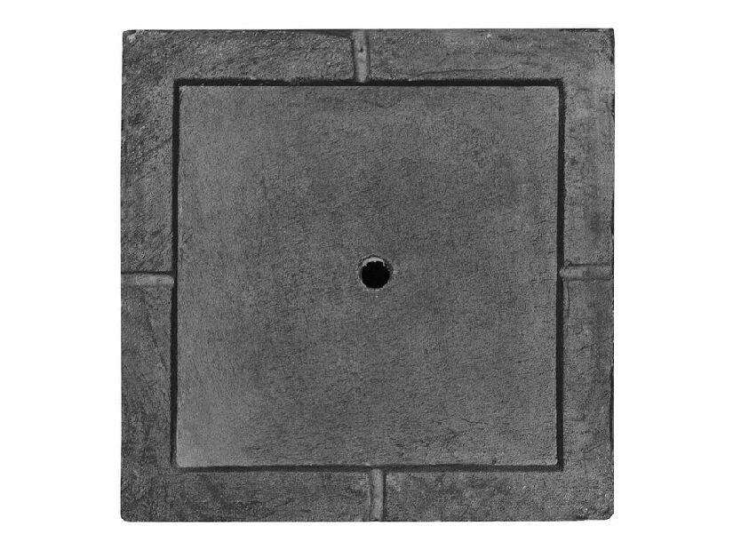 Ghiveci PAROLE 28x30x30 cm (ceramică) (negru)