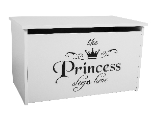 Cutie de depozitare pentru copii Davina (alb + princess)