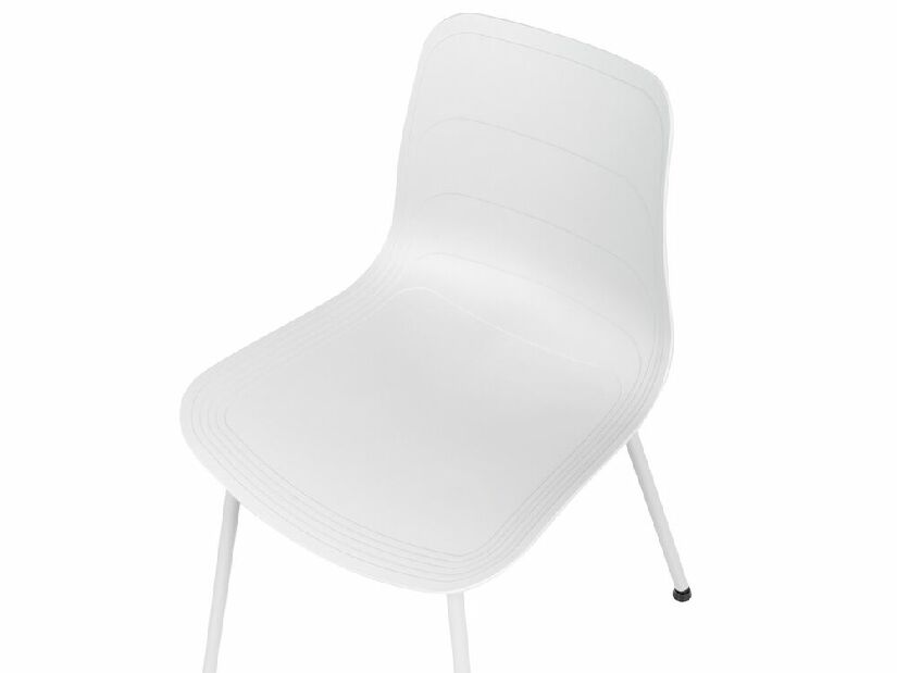 Set 2 buc scaune de sufragerie Looza (alb)