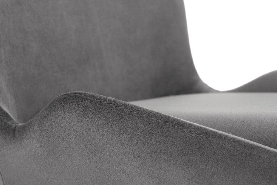 Scaun de sufragerie Korsa (gri + negru)