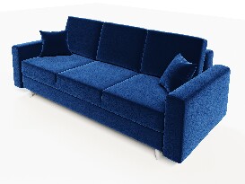 Canapea extensibilă Kineton (albastru)