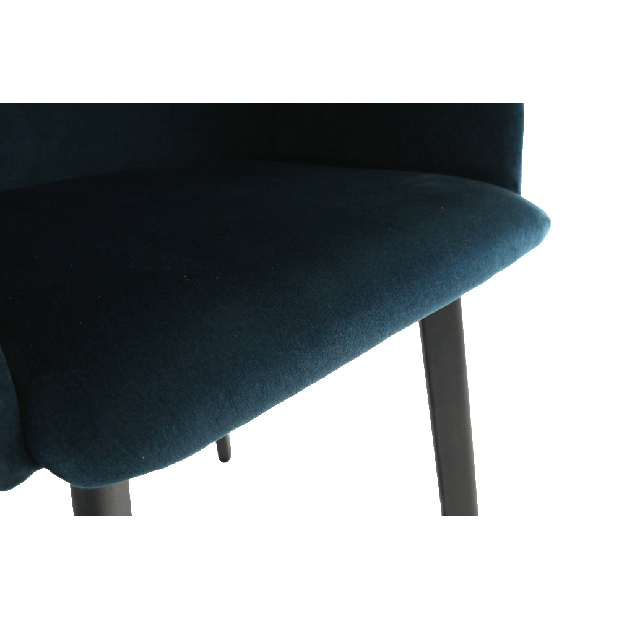 Scaun sufragerie (2 buc.) Talira (albastru + negru) *vânzare stoc