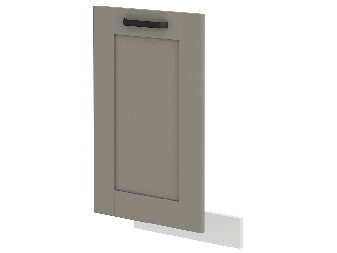 Ușă pentru mașina de spălat vase încorporată Lucid ZM 446 x 713 (claygrey + alb)