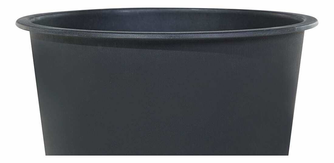 Set 3 buc ghiveci cu irigare LILIFLORA 34 cm (plastic) (negru)
