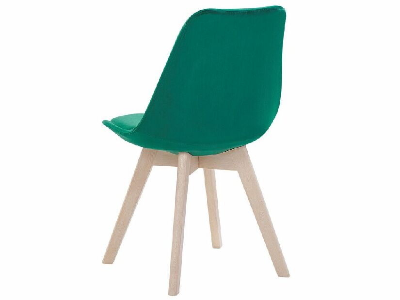Set 2 buc. scaune pentru sufragerie DOHA II (plastic) (verde)