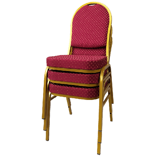 Set 4 buc. scaune birou Jarvis (roșu) *vânzare