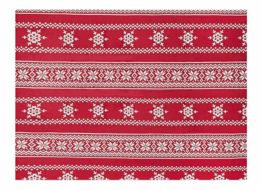 Pătură 150x200 cm VATENA (roșu)