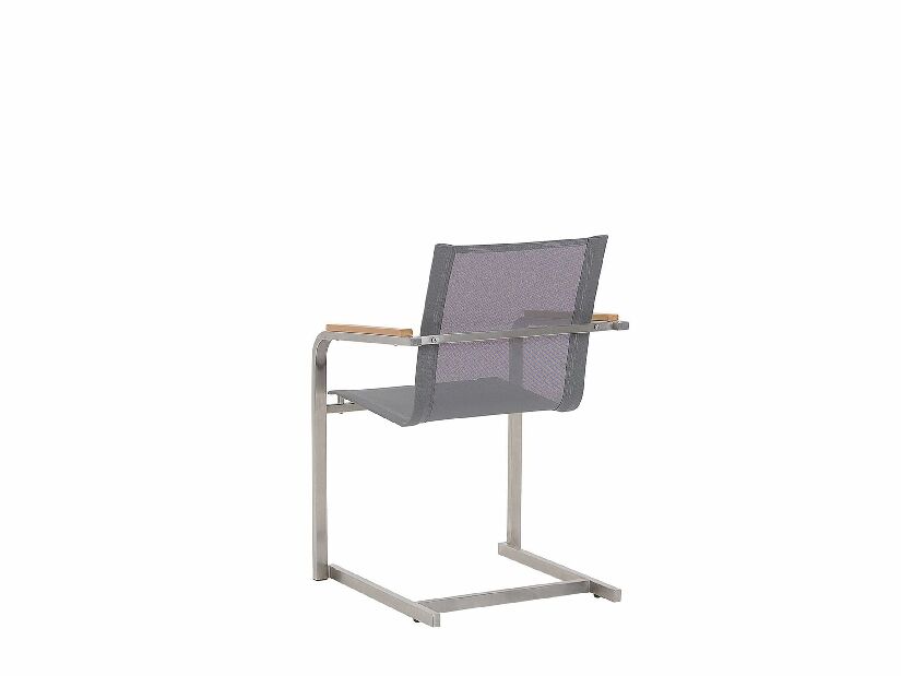 Set pentru grădină GROSSO/COLSO (marmură) (laminat HPL) (scaune gri) (pentru 6 persoane)