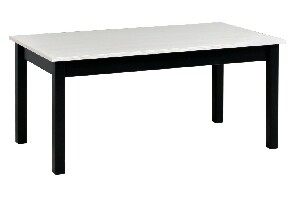 Masă de sufragerie Laveta 1 (alb + negru) (pentru 4 persoane)