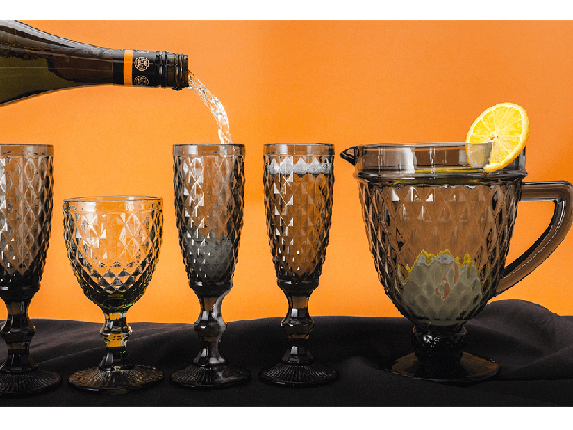 Set de 4 pahare de șampanie retro 150ml Verogas Type 4 (multicolor)