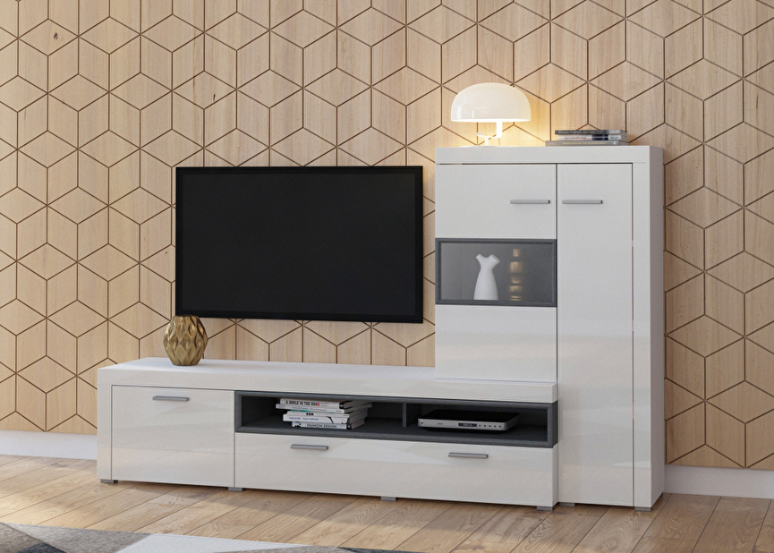 Mobilier living Carie Typ 09 (alb)