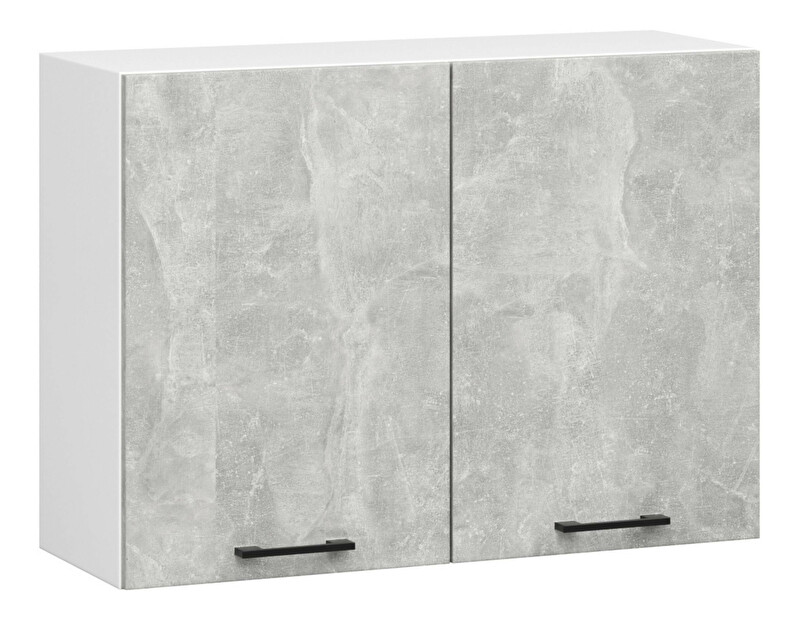 Set de bucătărie 180 cm Ozara (beton + Alb) *vânzare stoc
