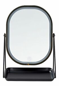 Oglindă cosmetică Dinora (auriu) (cu iluminat LED)