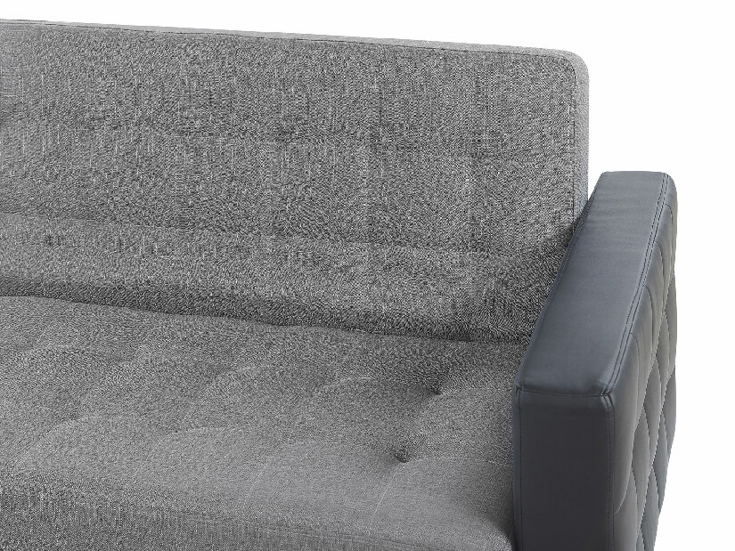 Canapea 3 locuri ABERLADY (textil) (gri deschis)