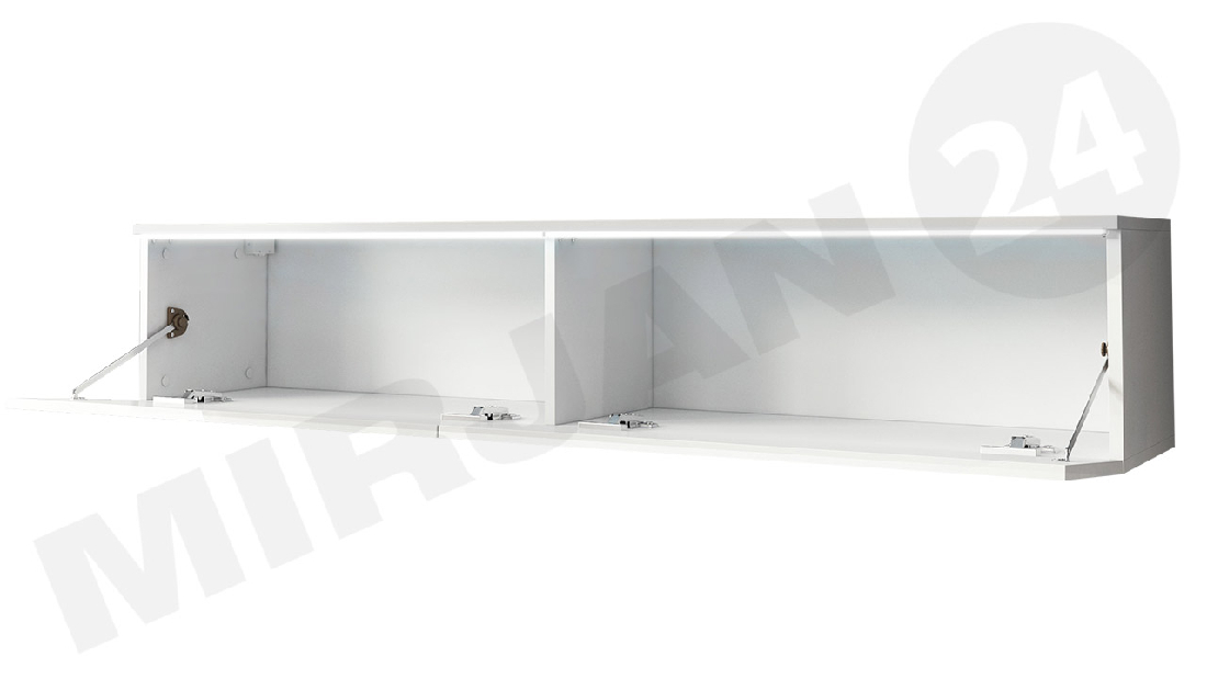 Masă TV/Dulap Mirjan Dilune 140 (beton smart) (iluminat LED Alb)