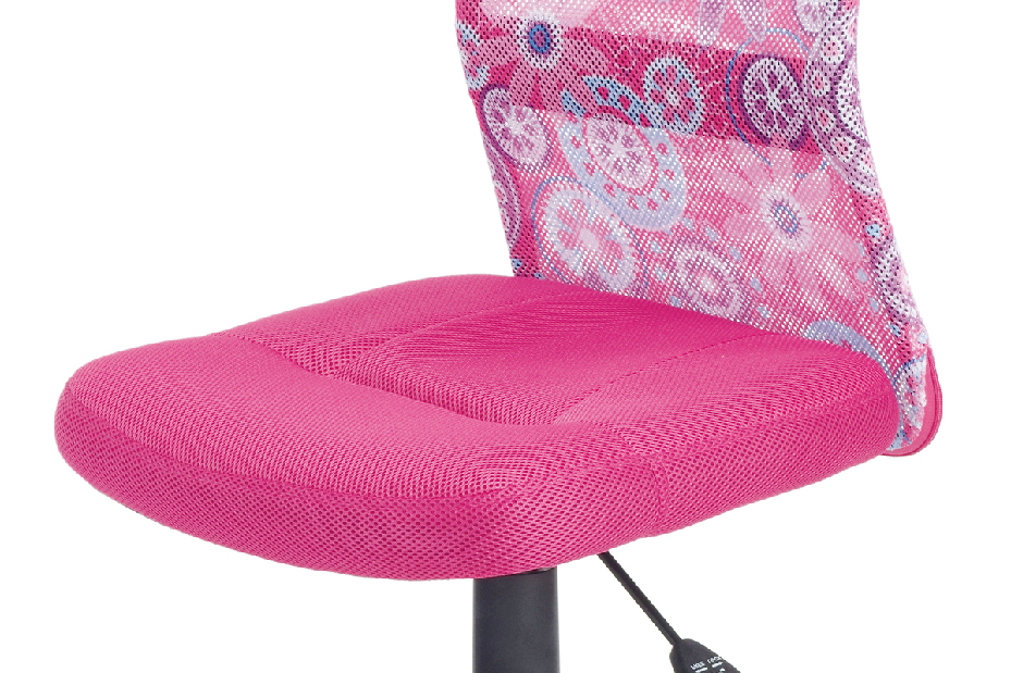 Scaun pentru copii Kellie-2325 PINK (roz + negru) *vânzare stoc