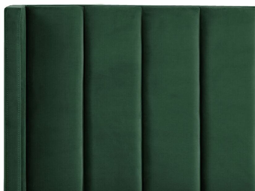 Pat matrimonial 160 cm Vinea (verde) (cu somieră)