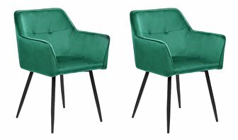 Set 2 buc scaune de sufragerie Jasminka (verde)