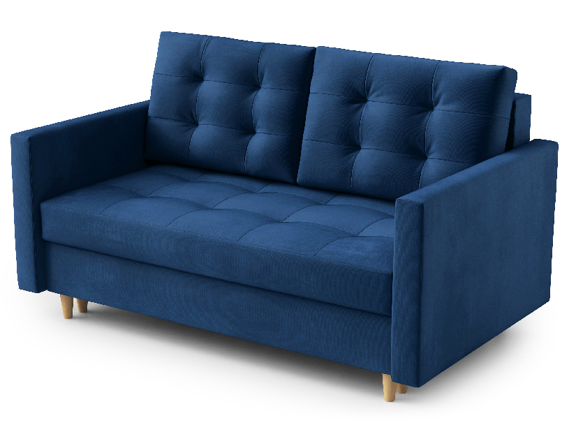 Canapea două locuri Jennifer (albastru închis)
