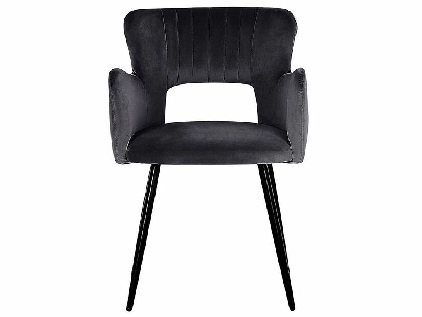 Set 2 buc scaune de sufragerie Shelba (negru) 