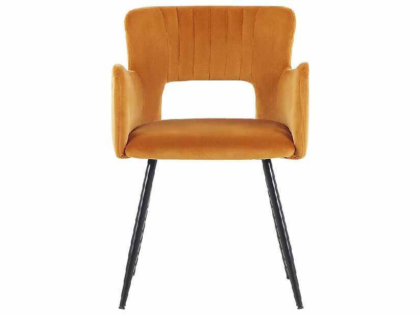 Set 2 buc scaune de sufragerie Shelba (portocaliu) 