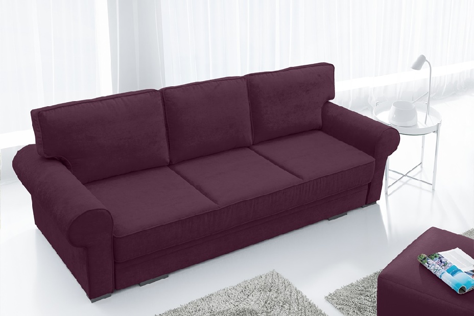 Canapea 3 locuri Bremo (violet) 