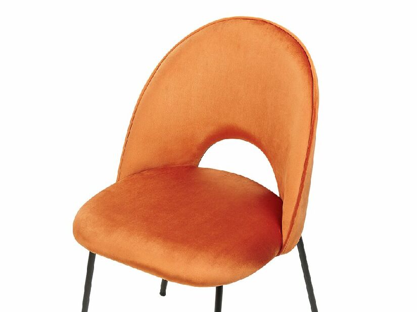Set 2 buc scaun tip bar Clarissa (portocaliu)