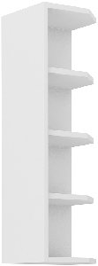 Dulap superior de bucătărie, de colț Lucid 30 G 90 ZAK (alb + alb)