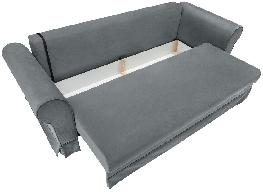 Canapea 3 locuri Margarita Lux 3DL (Gri)